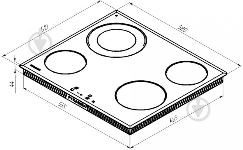 Варочная поверхность электрическая Pyramida VCH 640/1 U - фото 13