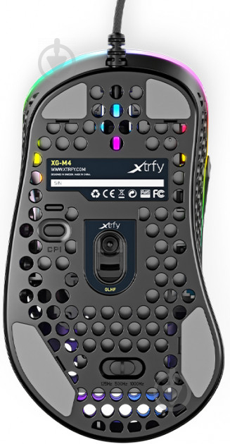 Мышь Xtrfy M4 RGB, Black - фото 6