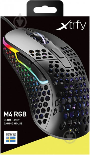 Мышь Xtrfy M4 RGB, Black - фото 7