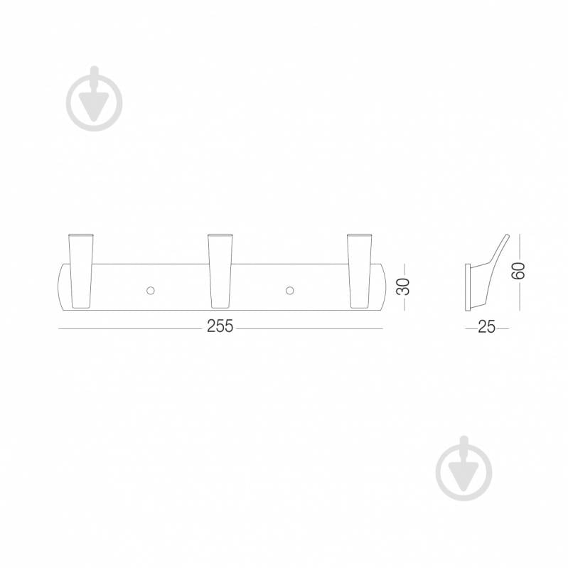 Вешалка с крючками MVM HA-02/3 black - фото 9 Вешалка с крючками MVM HA-02/3 black - фото 9