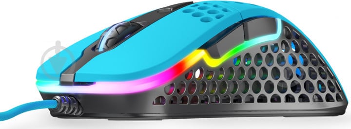 Миша Xtrfy M4 RGB, Miami Blue - фото 3