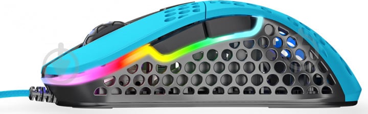 Миша Xtrfy M4 RGB, Miami Blue - фото 4