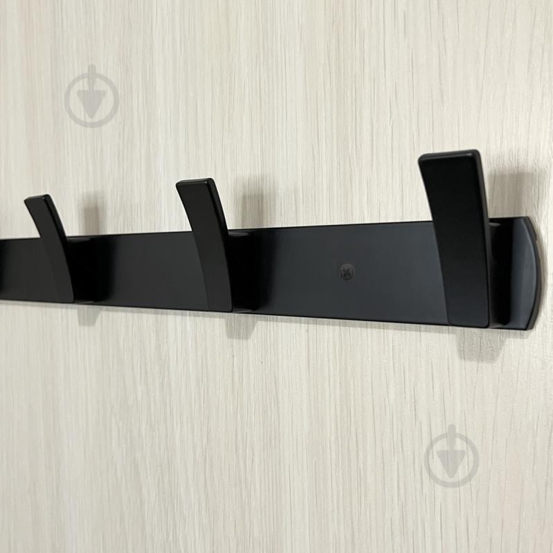 Вешалка с крючками MVM HA-02/5 black - фото 4 Вешалка с крючками MVM HA-02/5 black - фото 4