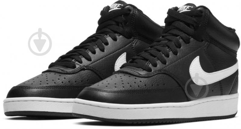 Кроссовки женские демисезонные Nike Court Vision Mid CD5436-001 р.44 черные - фото 5