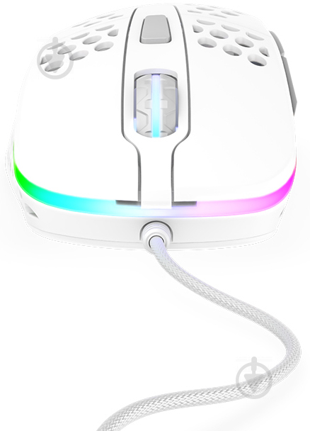 Мышь Xtrfy M4 RGB, White - фото 2