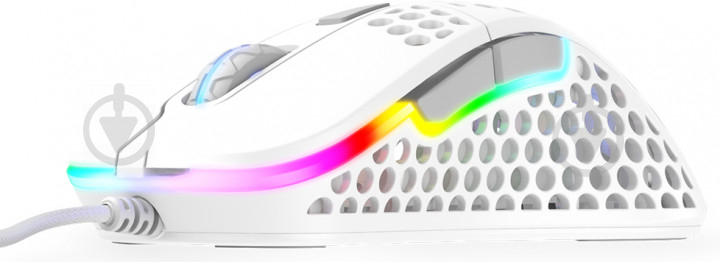 Мышь Xtrfy M4 RGB, White - фото 3