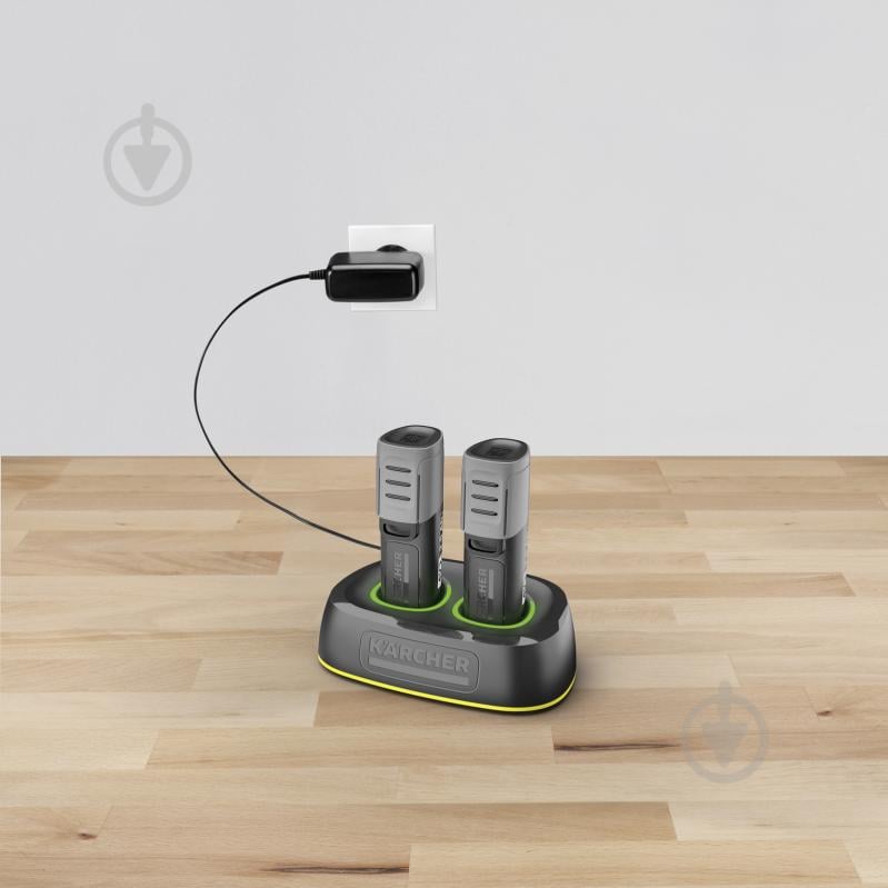 Зарядний пристрій Karcher 2,5Ah Fast Duo Charger 2.443-060.0 - фото 2