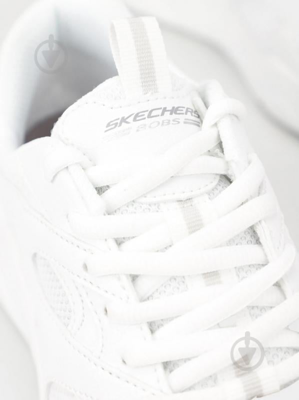 Кроссовки женские демисезонные Skechers BOBS BAMINA 117354 WHT р.36 белые - фото 4