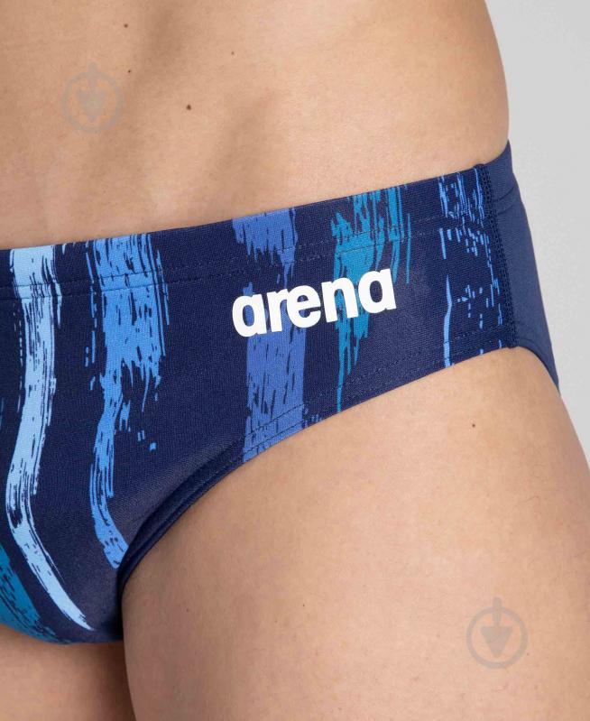 Плавки Arena M TEAM PAINTED STRIPES BRIEF 003604-700 р.90 синій - фото 4