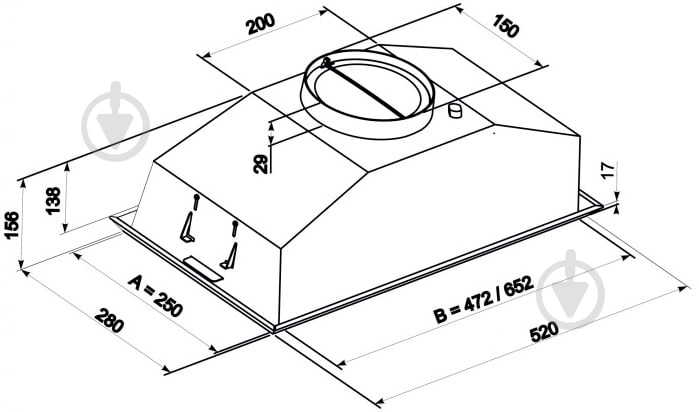 Вытяжка Eleyus Modul 960 LED SMD 52 IS - фото 11