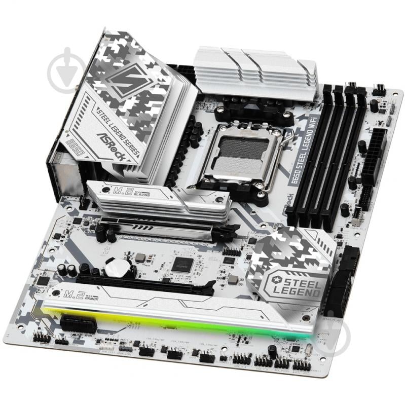 Материнская плата ASRock B650 Steel Legend WIFI (Socket AM5, AMD B650, ATX) - фото 3