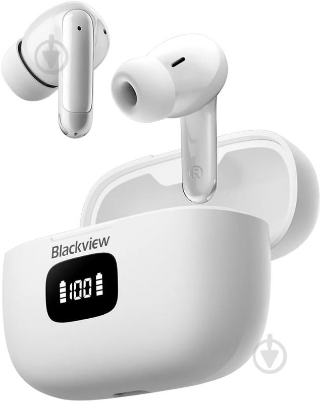 Наушники беспроводные Blackview AirBuds 8 white (6931548315971) - фото 4