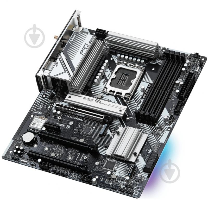 Материнська плата ASRock B760 PRO RS WIFI (LGA1700, Intel B760, ATX) - фото 3