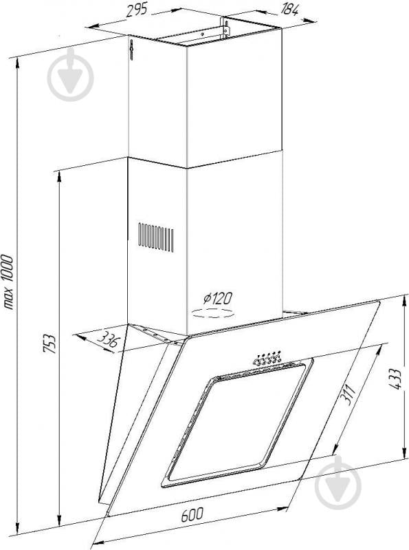 Вытяжка Pyramida NR-F 60 IX/R MU/U - фото 9 Вытяжка Pyramida NR-F 60 IX/R MU/U - фото 9