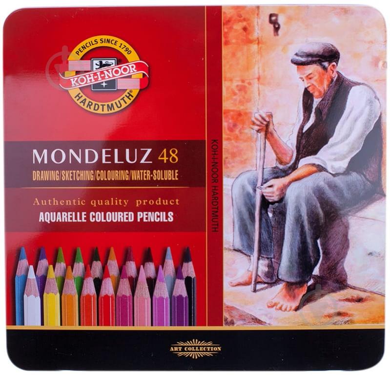 Олівці акварельні Mondeluz 48 шт. 372604 Koh-i-Noor - фото 1