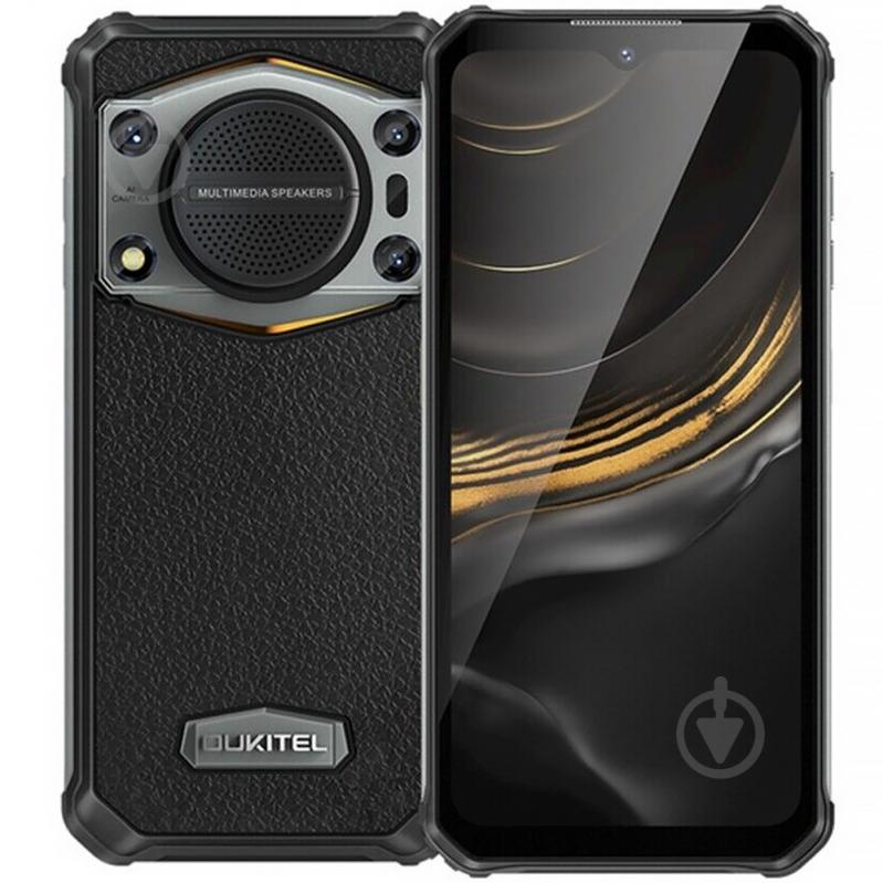 Смартфон Oukitel WP22 8/256GB black (6931940721028) - фото 1