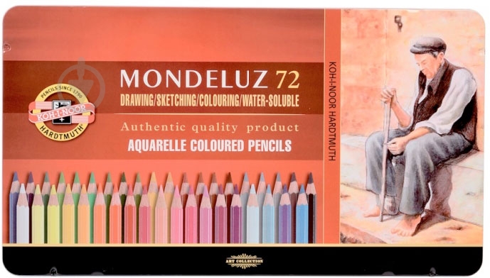 Олівці акварельні Mondeluz 72 шт. 372707 Koh-i-Noor - фото 1 Олівці акварельні Mondeluz 72 шт. 372707 Koh-i-Noor - фото 1
