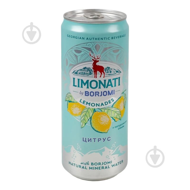 Лимонад Borjomi Limonati Цитрус ж/б 0,33 л - фото 3