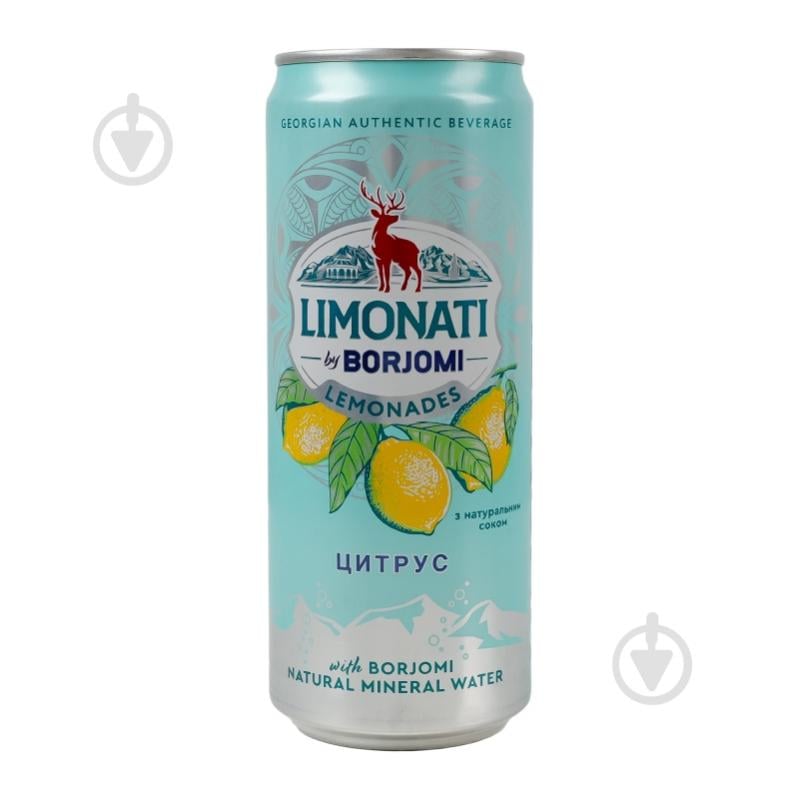 Лимонад Borjomi Limonati Цитрус ж/б 0,33 л - фото 10