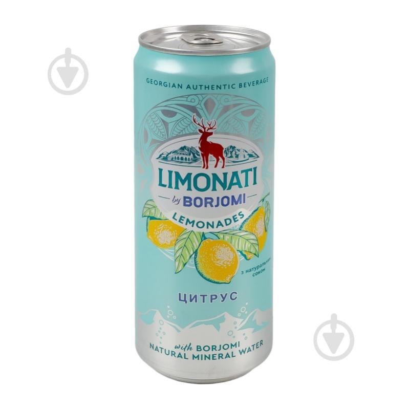 Лимонад Borjomi Limonati Цитрус ж/б 0,33 л - фото 6