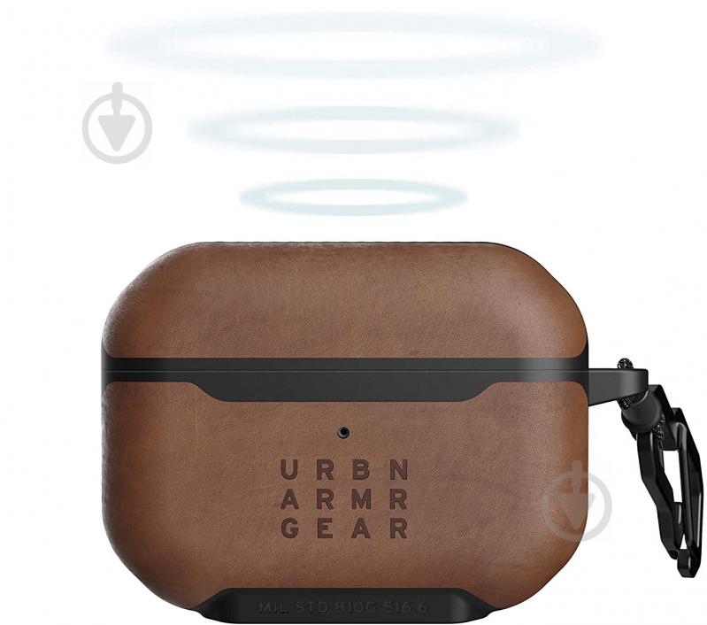 Чехол UAG Apple Airpods Pro Metropolis LTHR ARMR brown 102256118380 - фото 8