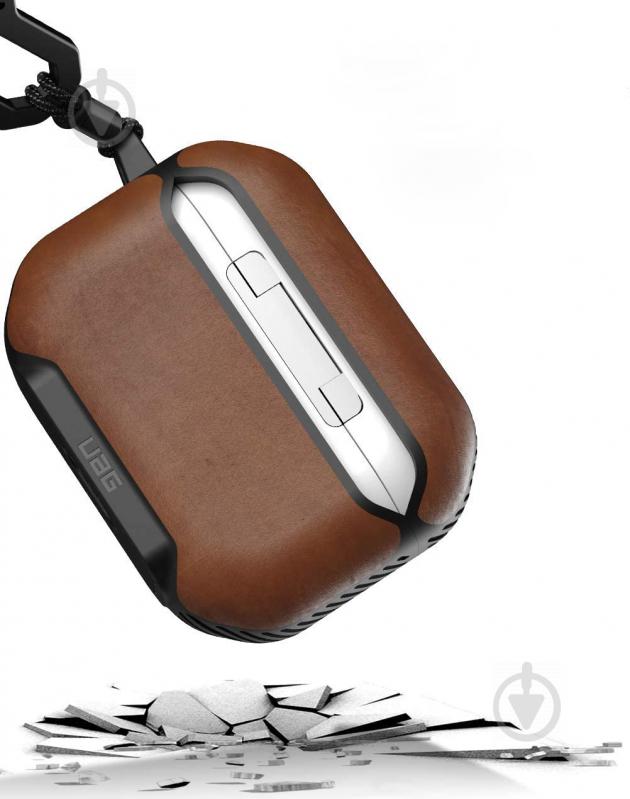 Чехол UAG Apple Airpods Pro Metropolis LTHR ARMR brown 102256118380 - фото 7