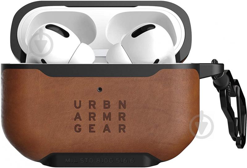 Чехол UAG Apple Airpods Pro Metropolis LTHR ARMR brown 102256118380 - фото 3