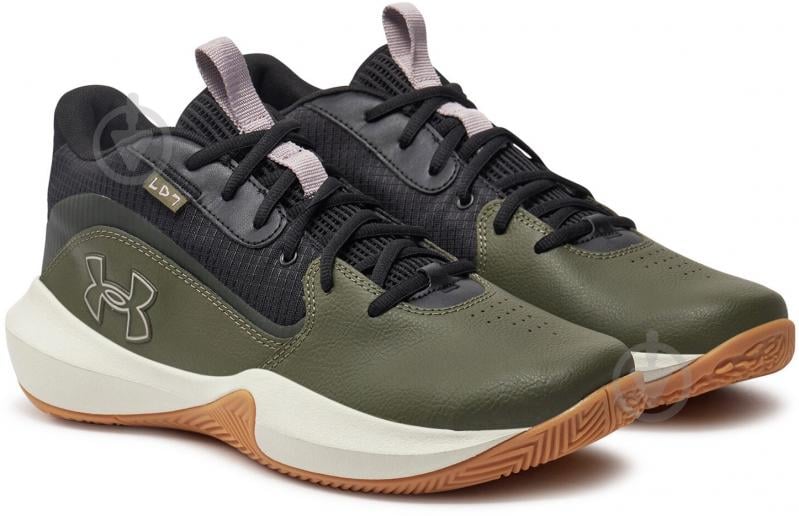 Кросівки чоловічі демісезонні Under Armour UA LOCKDOWN 7 3028512-300 р.40 зелені із чорним - фото 2