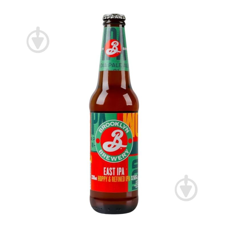 Пиво Brooklyn East IPA Hoppy & Refined 0,33 л - фото 1