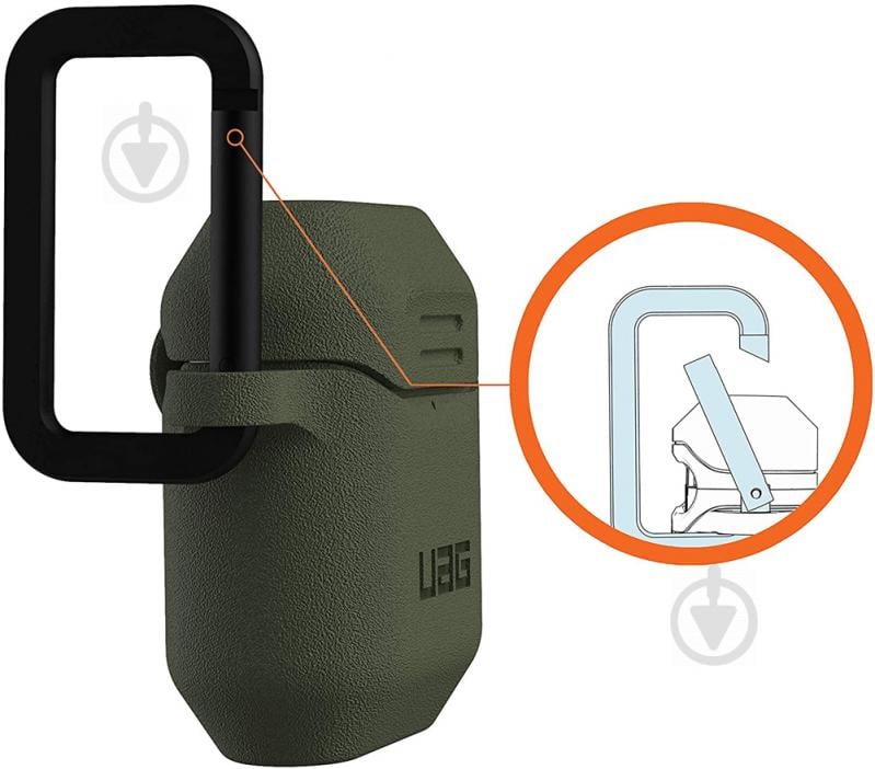 Чохол UAG Airpods Standard Issue Silicone 001 (V2) olive 10244K117272 - фото 8