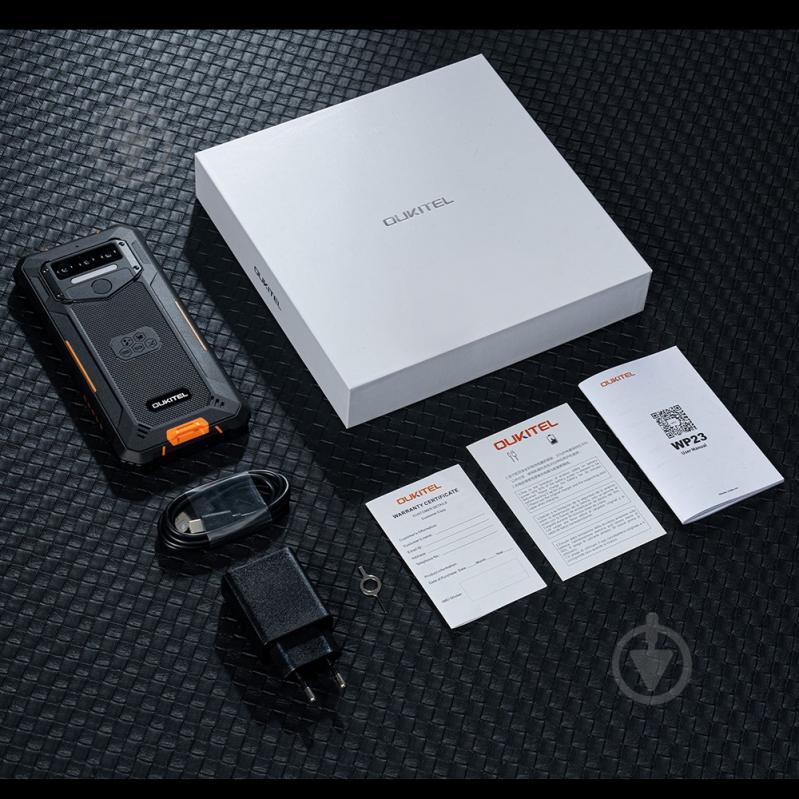 Смартфон Oukitel WP23 4/64GB black/orange (6931940722032) - фото 11
