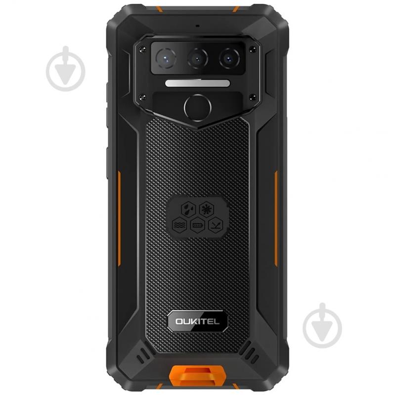 Смартфон Oukitel WP23 4/64GB black/orange (6931940722032) - фото 7