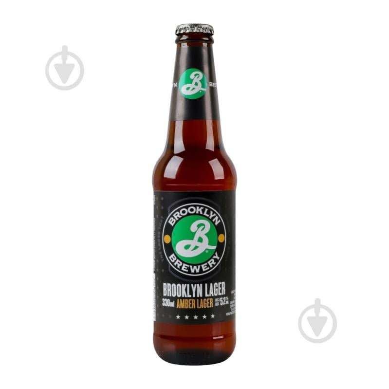 Пиво Brooklyn Lager Amber 0,33 л - фото 1