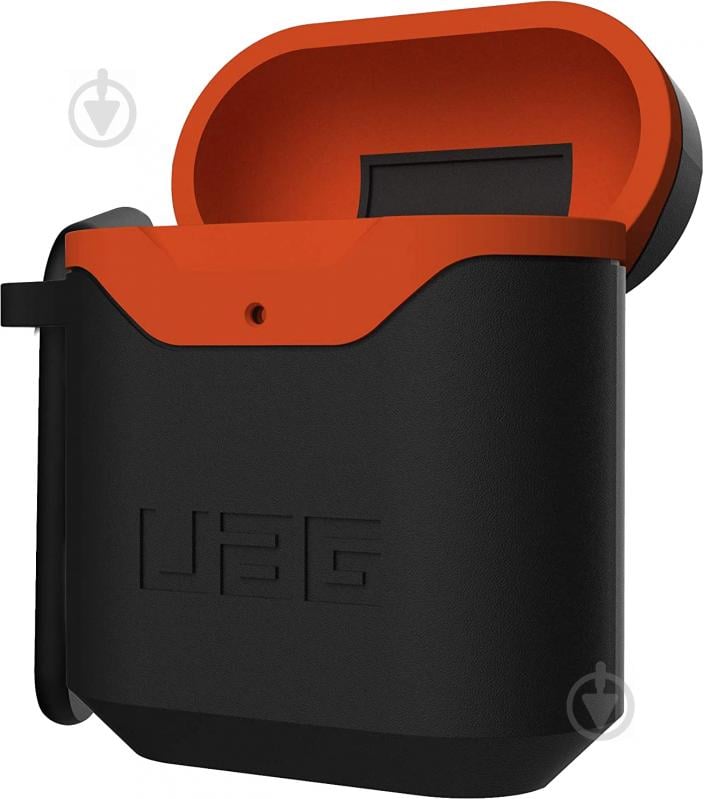 Чехол UAG Apple Airpods Std. Issue Hard 001 (V2) black/orange 10242F114097 - фото 3