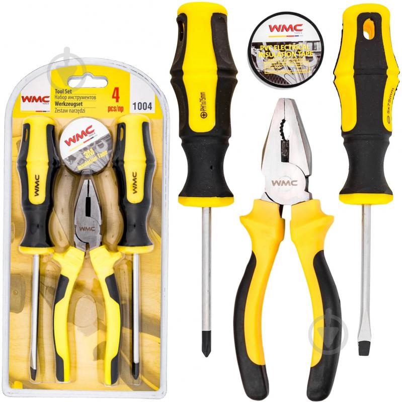 Набор ручного инструмента WMC TOOLS 4 шт. WT-1004 - фото 2 Набор ручного инструмента WMC TOOLS 4 шт. WT-1004 - фото 2