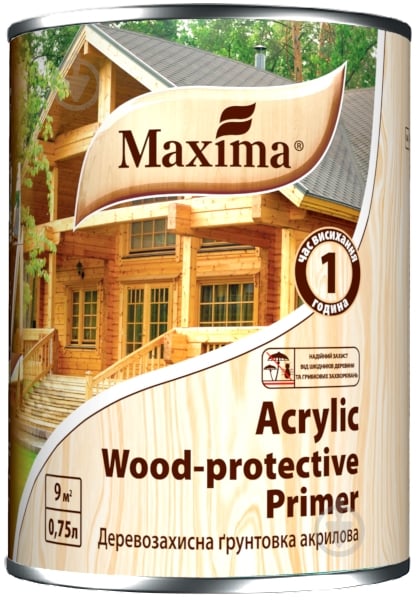 Ґрунтовка Maxima Acrylic Primer безколірний не створює плівки 0,75 л - фото 1