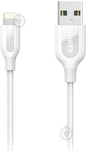 Кабель Anker V3 0,9 м білий (A8121H21/ A8121G21) - фото 1