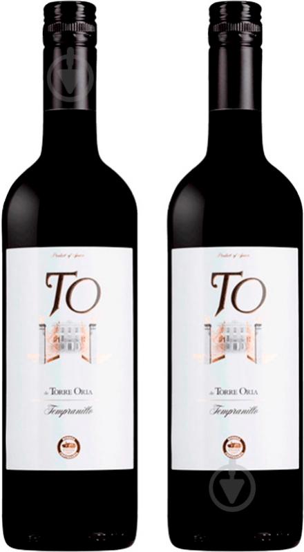 Набор Bodegas Torre Oria вина TO Tempranillo красное сухое 1+1 0,75 л - фото 1