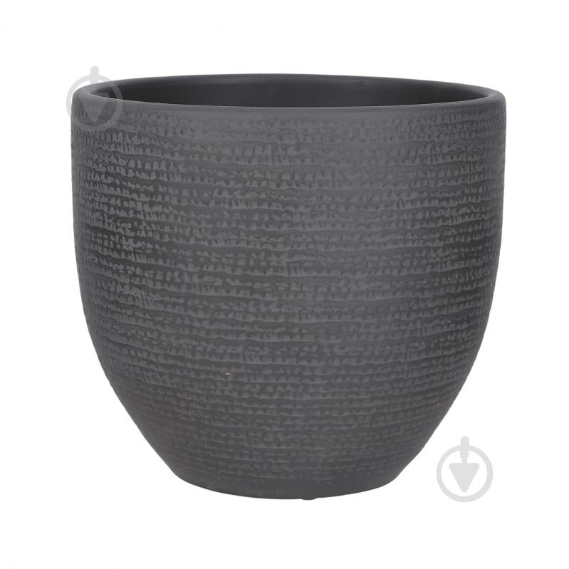 Вазон керамика Carrie pot round 29х26 см круглый черный 7,5 л Edelman (1086346) - фото 1 Вазон керамика Carrie pot round 29х26 см круглый черный 7,5 л Edelman (1086346) - фото 1