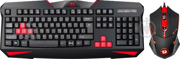 Комплект клавиатура + мышь Redragon S101-2 USB Black - фото 1