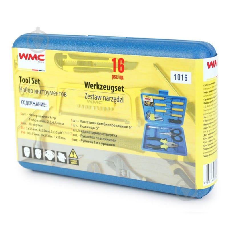 Набор ручного инструмента WMC TOOLS 16 шт. WT-1016 - фото 7