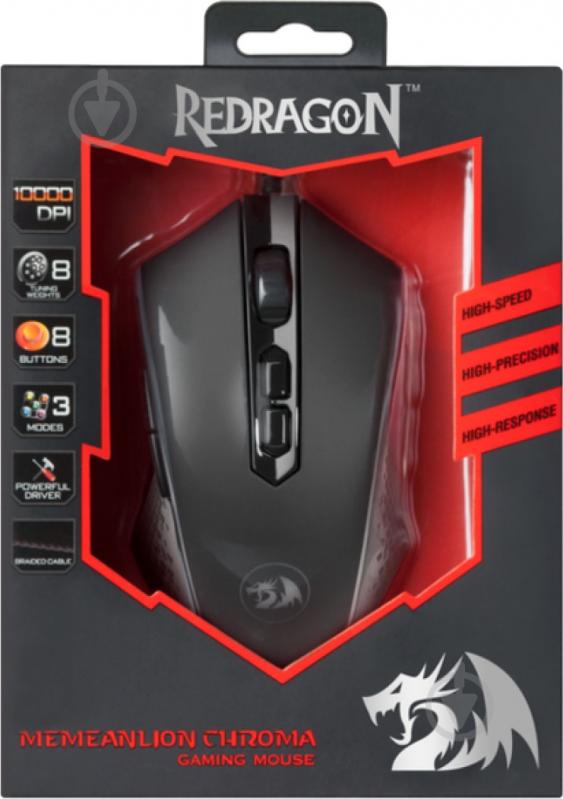 Мишка Redragon Memeanlion Chroma RGB black - фото 11