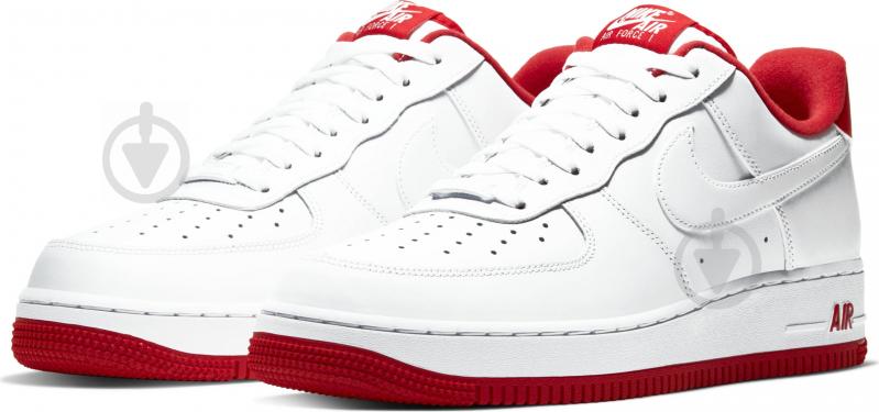 Кроссовки мужские демисезонные Nike AIR FORCE 1 '07 1 CD0884-101 р.44 белые - фото 1