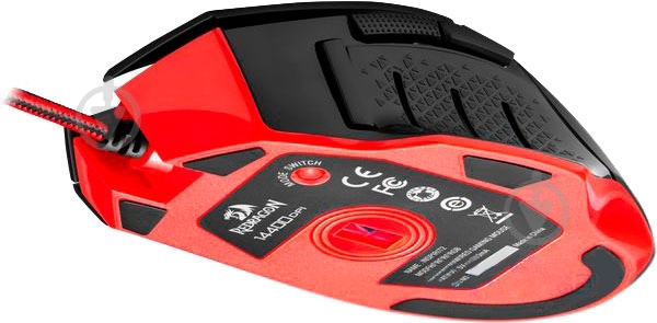 Мышка Redragon Inspirit 2 RGB IR USB black/red - фото 7