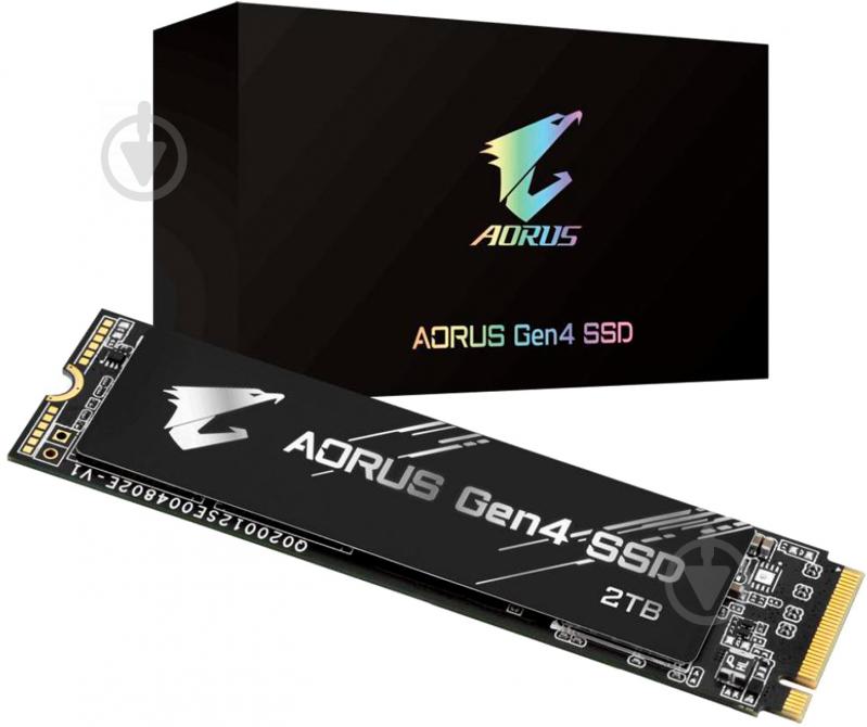 SSD-накопичувач Gigabyte AORUS 2000GB M.2 PCI Express 4.0x4 3D TLC (GP-AG42TB) - фото 3