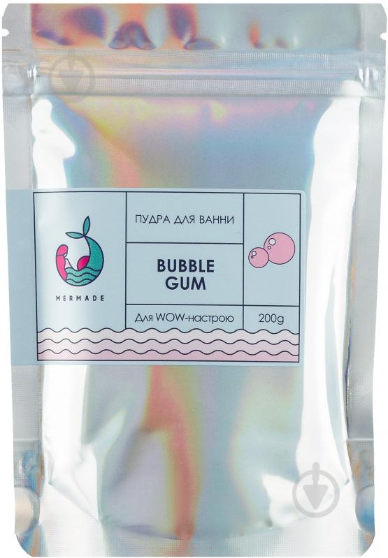 Пудра для ванни (кольорова) Mermade Bubble Gum 200 гр - фото 1