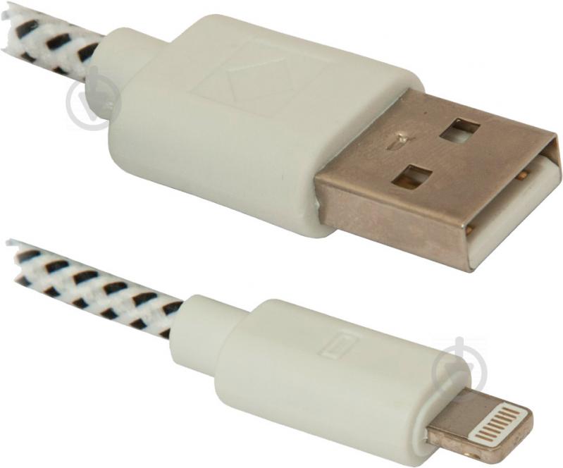 Кабель Defender Lightning – USB 1 м (87471) ACH01-03T - фото 1