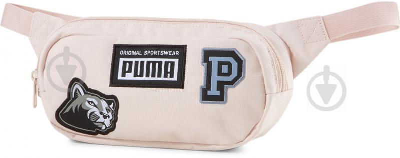 Сумка на пояс Puma Patch Waist Bag 07856202 розовый - фото 1