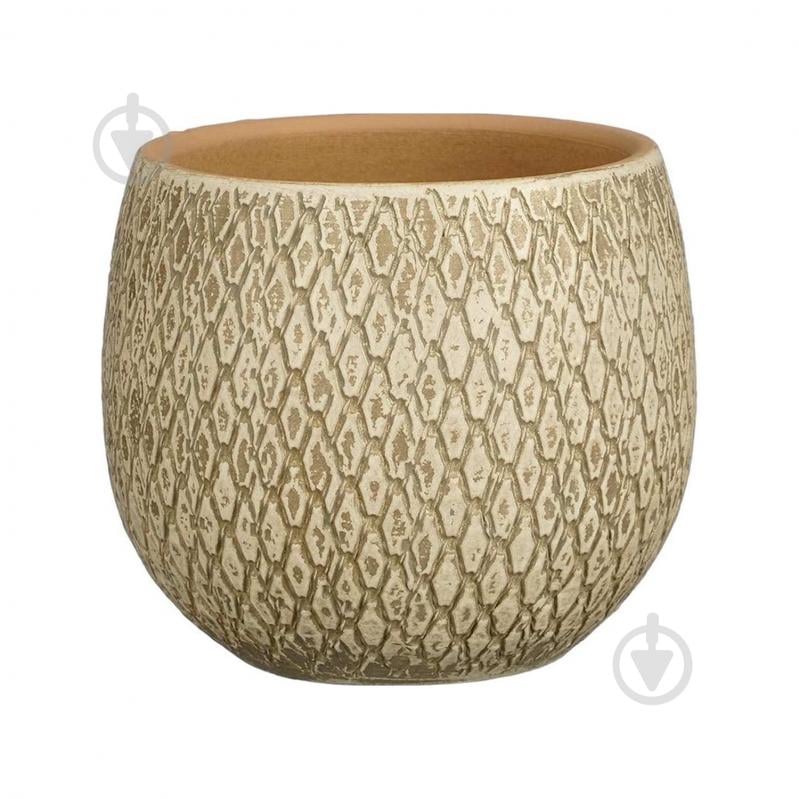 Вазон керамика Madeira pot round 18х18 см круглый кремовый Edelman (1167494) - фото 1 Вазон керамика Madeira pot round 18х18 см круглый кремовый Edelman (1167494) - фото 1