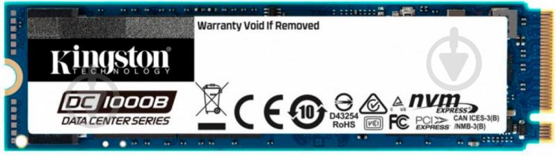 SSD-накопитель Kingston DC1000B 480GB M.2 PCI Express 3.0 x4 3D TLC (SEDC1000BM8/480G) - фото 1